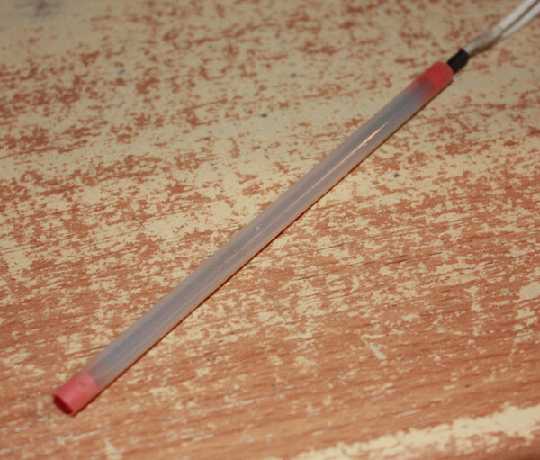 with tube