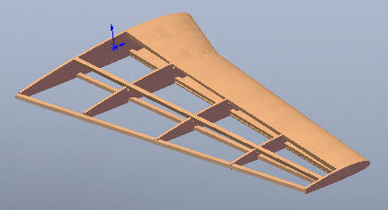 P-51 aile complete