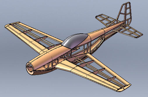 P-51 3D model
