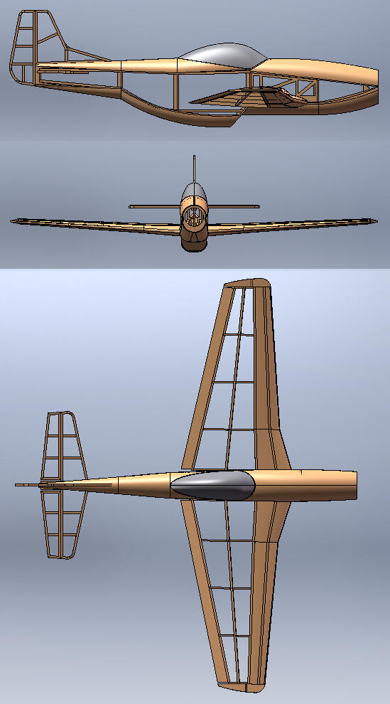 P-51 3D model